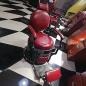 Preview: Großhandel B2B Vintage Friseursalon Barber Shop Friseurstuhl schwenkbar Frisierstuhl B